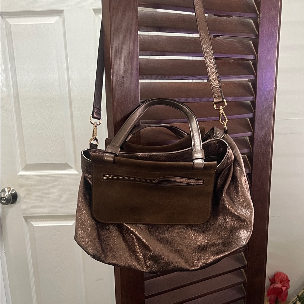 Brown (Bronze) Leather Women's Bag